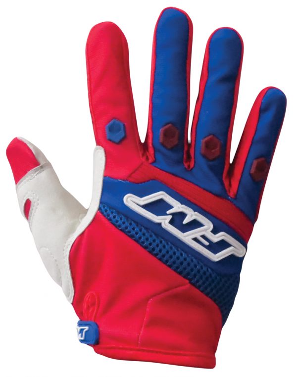 FM Racing X24 Power gloves Size M Red / Blue