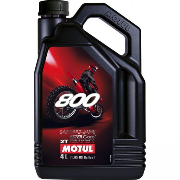 Motul 800 motorolie 2 takt 100% synthetisch 4 liter