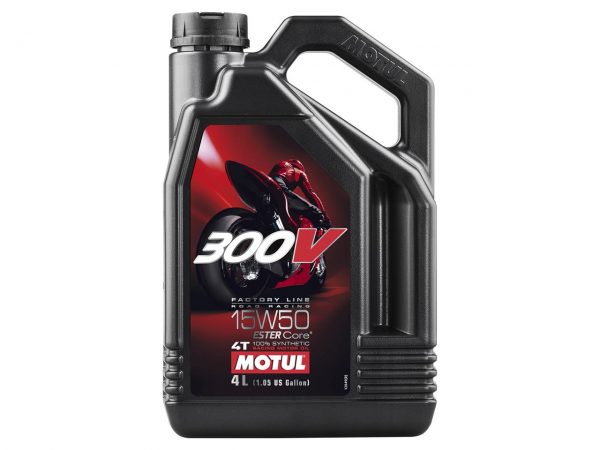 Motul 300V 15W50 Factory Line Road Racing 4T 4 Liter