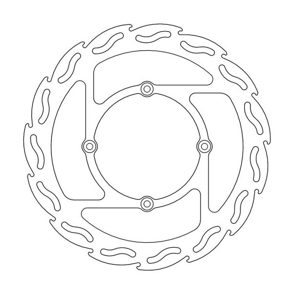 Moto Master Flame voor remschijf ( 250mm ) Kawasaki KX 125/250 89-02 & KX 500 89-04