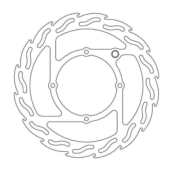 Moto Master Flame voor remschijf 240mm KTM SX 85 13- & Husqvarna TC 85 14-