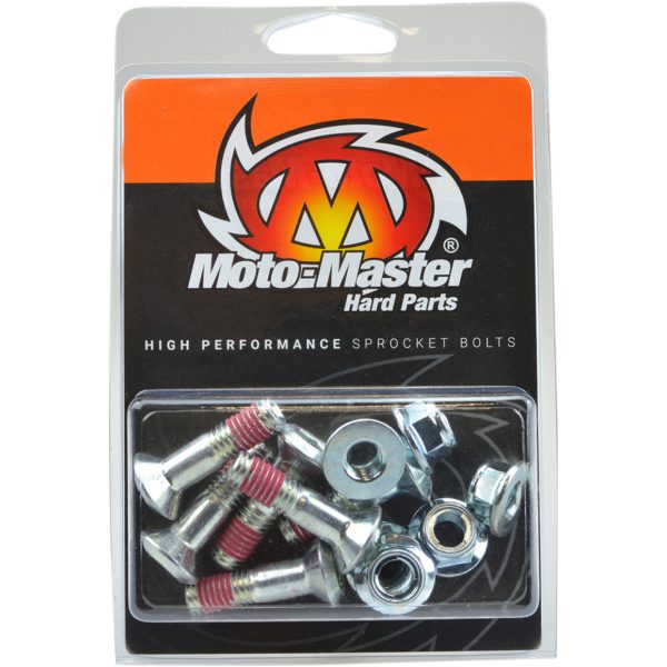 Moto Master achtertandwiel bouten M8 x 30mm 6 stuks voor Japanse Motoren Honda/Kawasaki/Suzuki/Yamaha