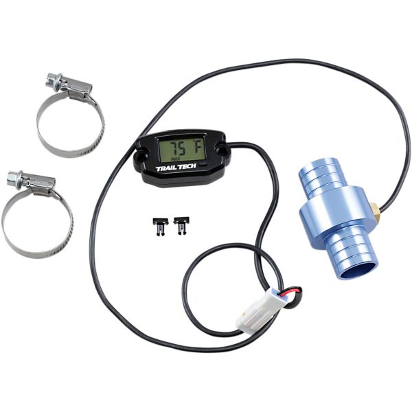 Trail Tech Temperatuur meter Zwart digitaal tto 22mm