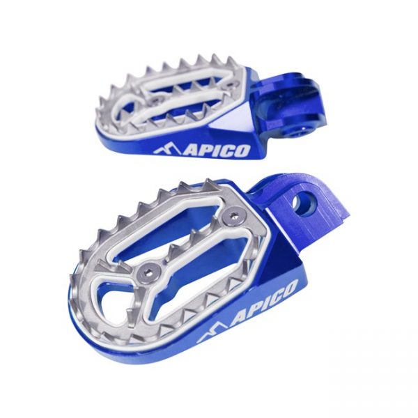 Apico Pro-Bite voetsteunen Blauw KTM SX 85 18- & SX/SX-F 16- & EXC/EXC-F 17- & Gas Gas MC/MC-F/EC/EC-F 2021-