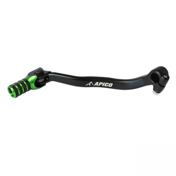 Apico Elite schakelpook zwart / groen Kawasaki KX 250F 06-08