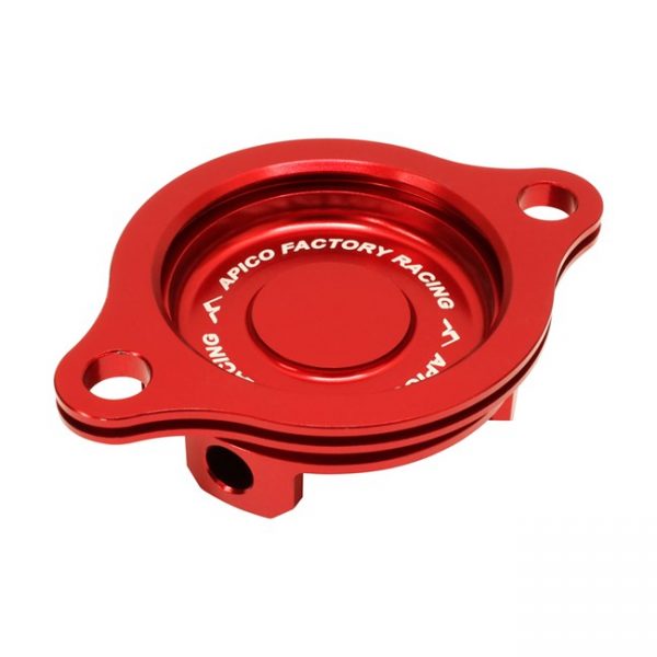 Apico Oliefilter Deksel Rood Honda CRF 250R 04-09 & CRF 250X 04-19