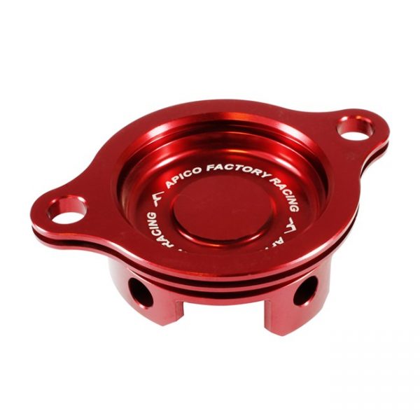 Apico Oliefilter Deksel Rood Honda CRF 250R 10-17