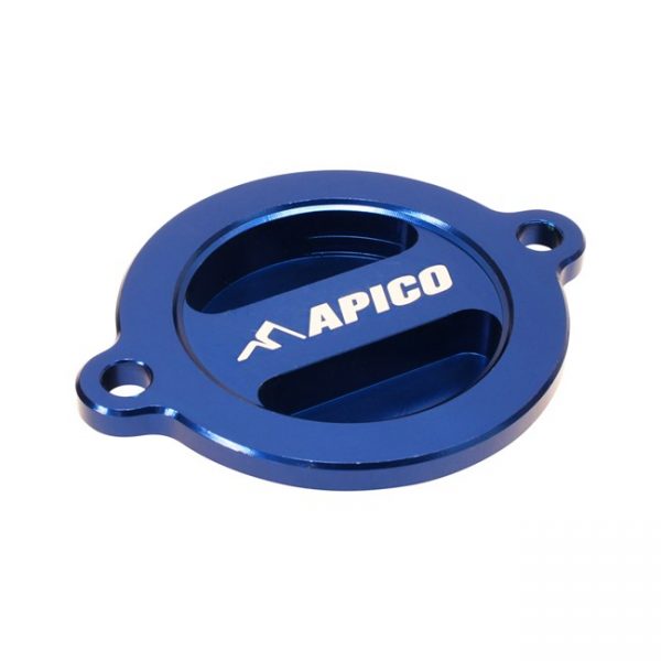 Apico Oliefilter Deksel Blauw KTM EXC 450/500 12-15 & SX-F 450 13-15 & Husqvarna FC 450 14-15 & FE 450/501 14-16