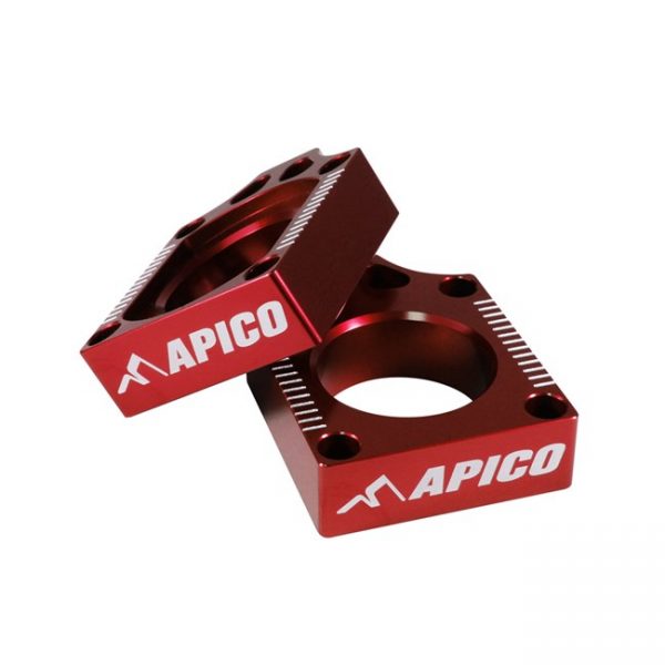 Apico achteras blokken Rood Honda CR 125/250R 02-07 & CRF 250R 04- & CRF 450R 02- & CRF 250X 04-18 & CRF 450X 05-16 & CRF 250RX 19- & CRF 450RX 17-