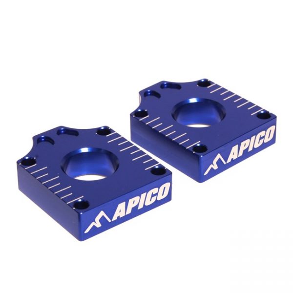 Apico achteras blokken Blauw Yamaha YZ 65 18- & YZ 85 19