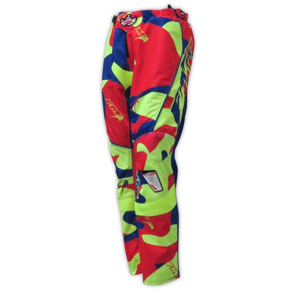 FM Pant Camo X23 Red/Blue/Fluo-Yellow (IT) | Size 32