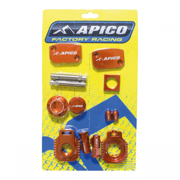 Apico Factory Bling Pack Oranje KTM 250 SX 06-12 350 SX-F 11-12 250 EXC 06-13 300 EXC 06-13 250 EXC-F 11-13 350 EXC-F 11-13 450 EXC-F 08-13 500 EXC 12-13