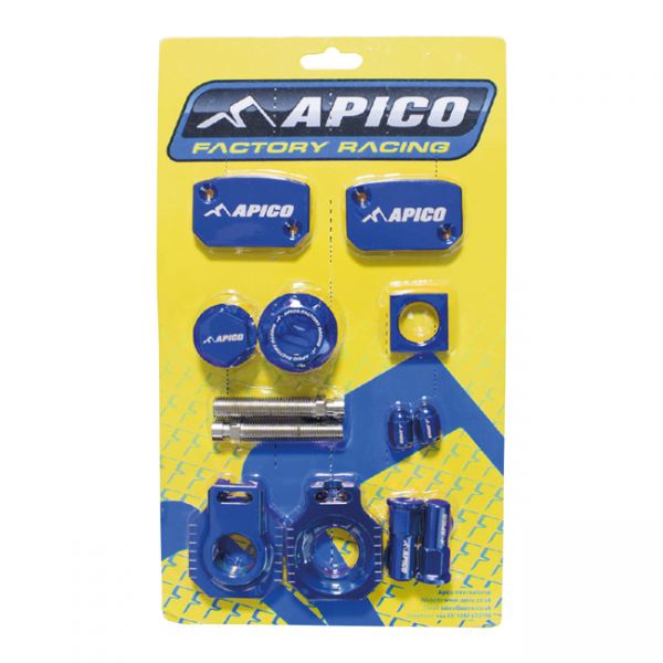 Apico Factory Bling Pack Blauw KTM/HUSKY XC-W 125-150 17-19, EXC/TPI 150-300 14-21, EXC-F250-500 14-21