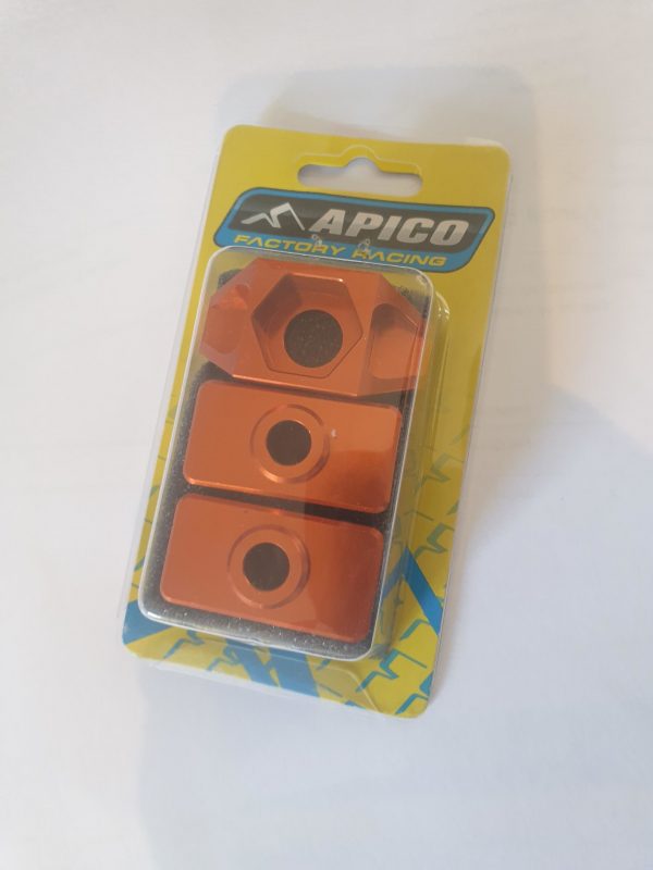 Apico achteras blokken Oranje KTM SX 50 09-19 & Husqvarna TC 50 17-19