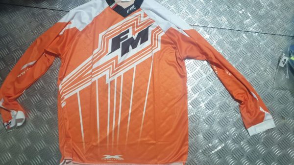 FM Shirt Volwassenen Maat M Power X22 Oranje