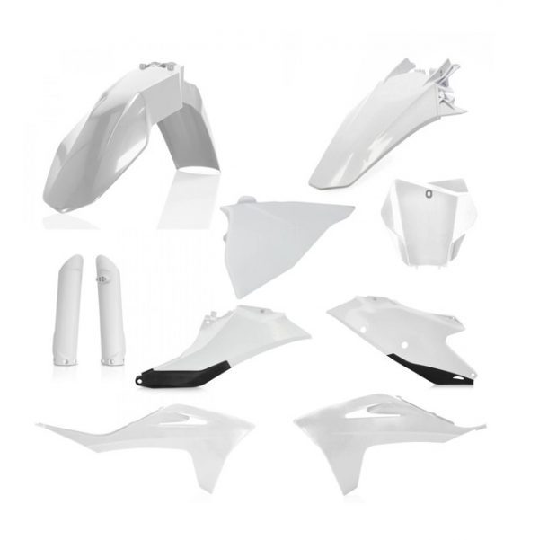 Acerbis plastic kit Wit / Zwart Gas Gas MC 125 2021- & MC 250F/450F 2021- & MC 250 2022- & MC 350F 2022-