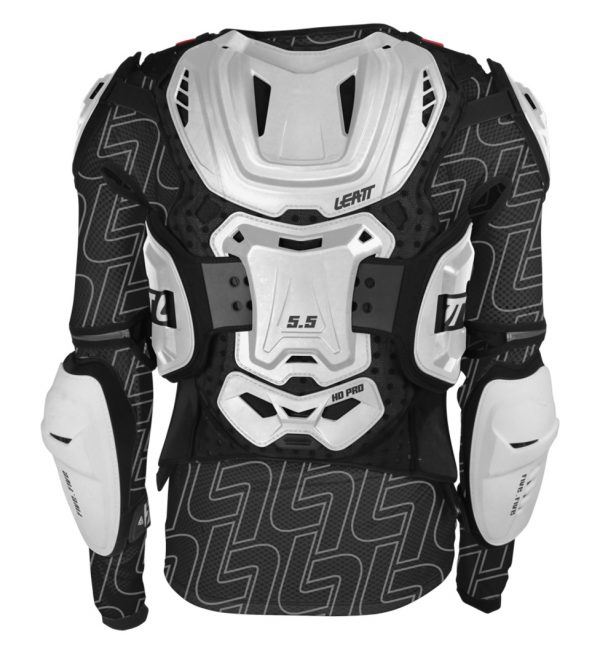 Leatt bodyprotector 5.5 zwart / wit universeel voor volwassenen - Afbeelding 2