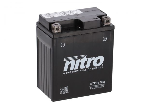 Nitro accu NTZ8V SLA AGM GEL gesloten