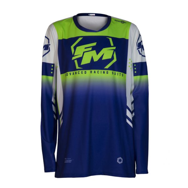 FM 2022 Exagon cross Shirt Blauw / Groen X29