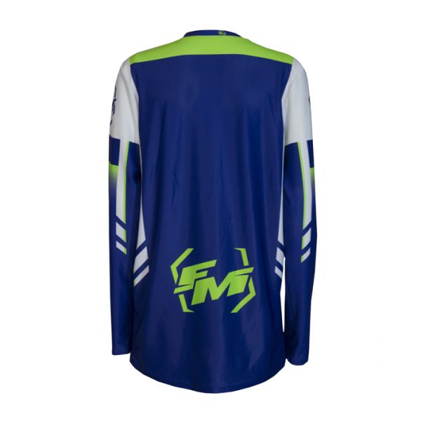 FM 2022 Exagon cross Shirt Blauw / Groen X29 - Afbeelding 2