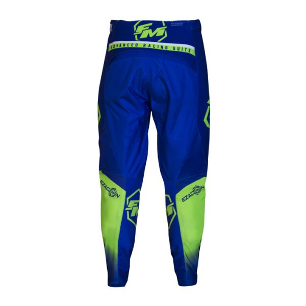 FM 2022 Exagon cross Broek Blauw / Groen X29 - Afbeelding 2