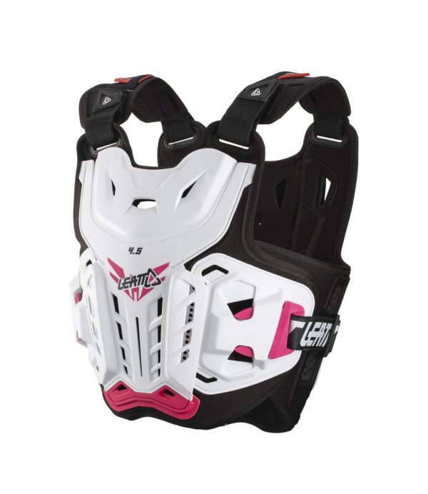 Leatt Bodyprotector ( vrouwen ) 4.5 Jacky Wit / Roze ( Uni size 55-95kg ) - Afbeelding 2