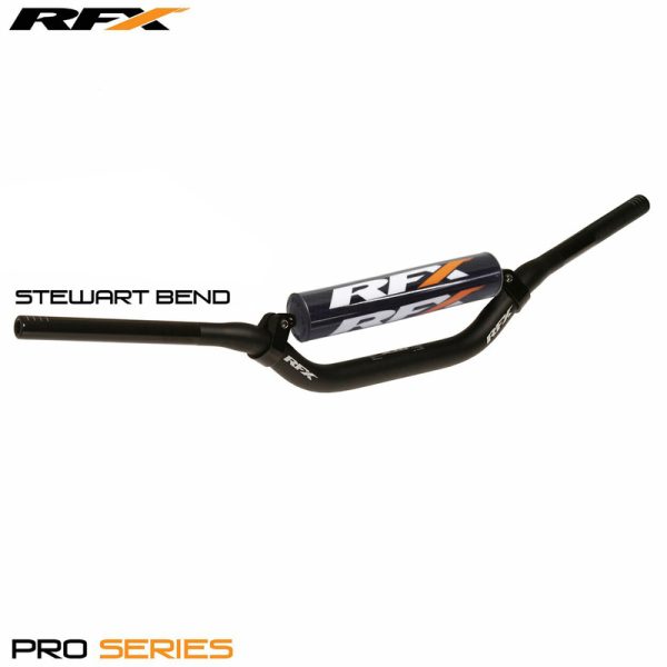 RFX Stuur F8 Taper Stewart 28,6mm Zwart / Wit ( 996 renthal )