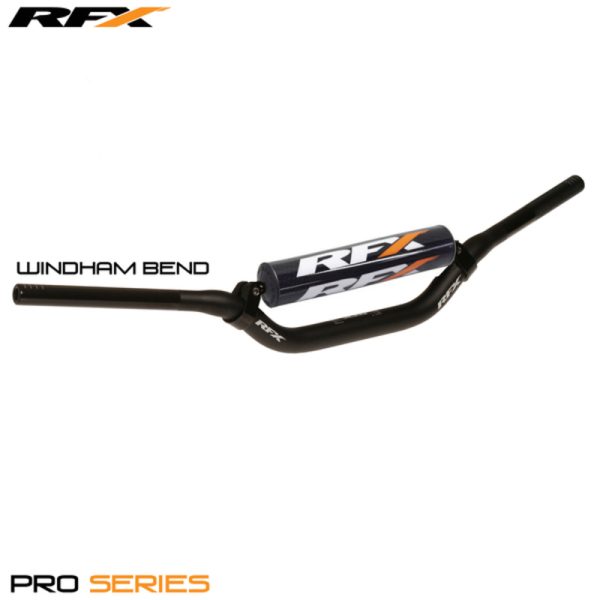 RFX Stuur F8 Taper Windham 28,6mm Zwart / Wit ( 998 renthal )