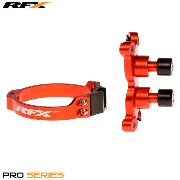 RFX Pro Series dubbele starthulp Oranje 59mm KTM SX/SX-F/EXC/EXC-F 125-525 03- & Husqvarna TC/FC/TE/FE 125-501 14- & Gas Gas MC/MC-F/EC/EC-F 125/250/300/350 2021