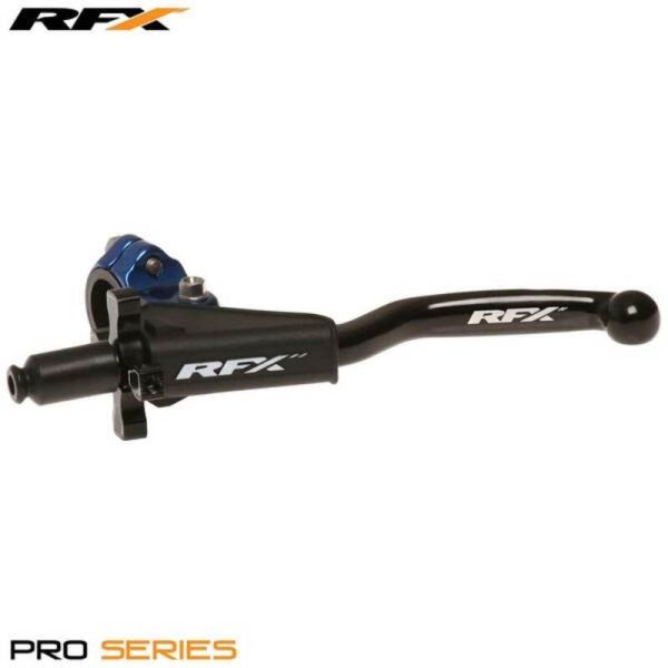 RFX Pro koppelingshendel assemblage gesmeed (zwart/blauw) 2-takt universele EZ-versteller