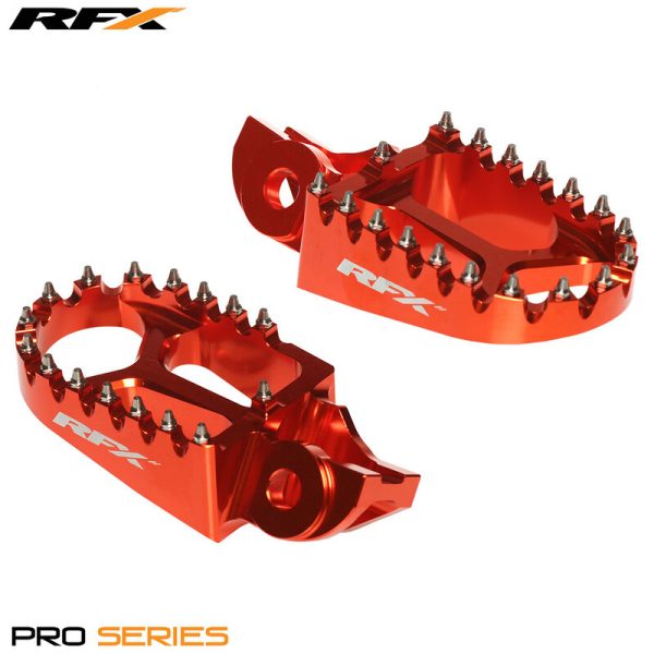 RFX Pro voetsteunen Oranje KTM SX 85 18- & SX/SX-F 16- & EXC/EXC-F 17- & Gas Gas MC/MC-F/EC/EC-F 2021