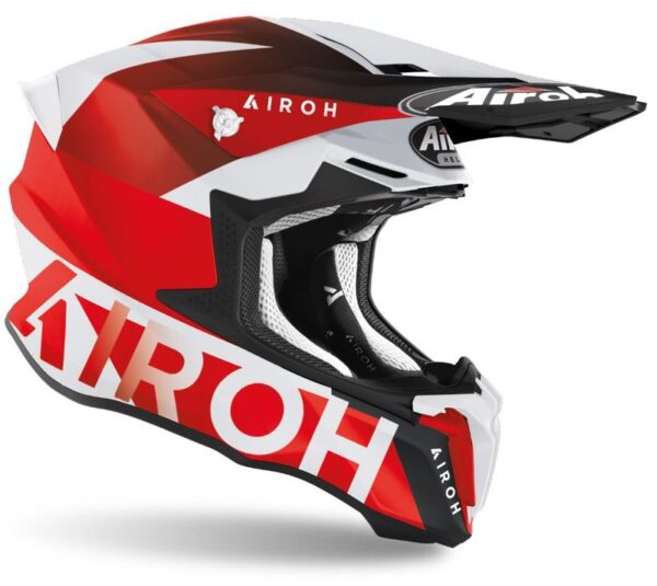 Airoh crosshelm Twist 2.0 Lift Rood Mat - Afbeelding 2