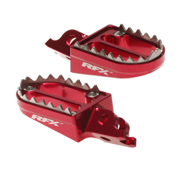 RFX Pro Series voetsteunen Rood Honda CR 125R/250R 02-07 & CRF 250R 04- & CRF 250X 04- & CRF 250RX 19 & CRF 450R 02- & CRF 450RX 17- & CRF 450X 05-