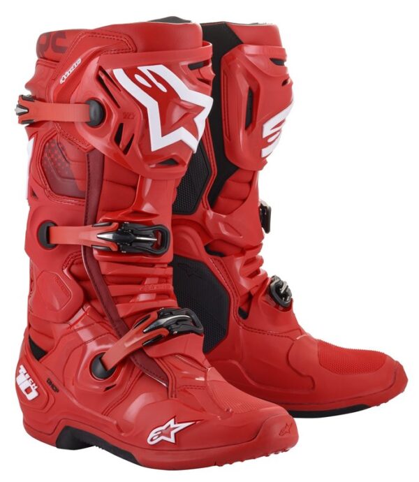 Alpinestars Tech 10 MX Laarzen Rood ( 2024 collectie )