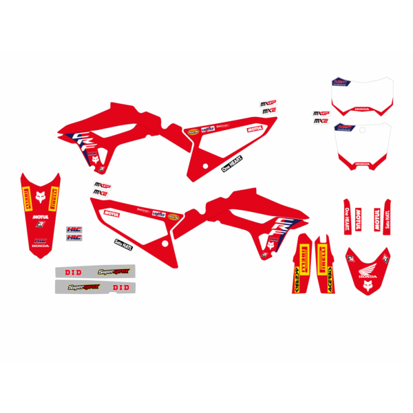 Blackbird Stickerset 'Replica HRC Factory 24' Honda CRF 250R 2022-2024 & CRF 450R 2021-2024