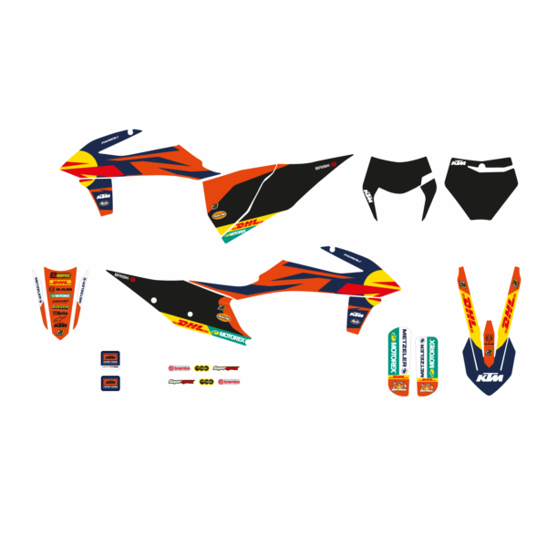 Blackbird Stickerset 'Replica KTM Factory 23' KTM SX/SXF 125-450 2019-2022 & EXC/EXC-F 250-500 2020-2023