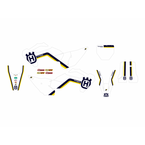 Blackbird stickerset 'Retro' Husqvarna TC/FC 125-450 2023- & FE/TE 250-501 2024-