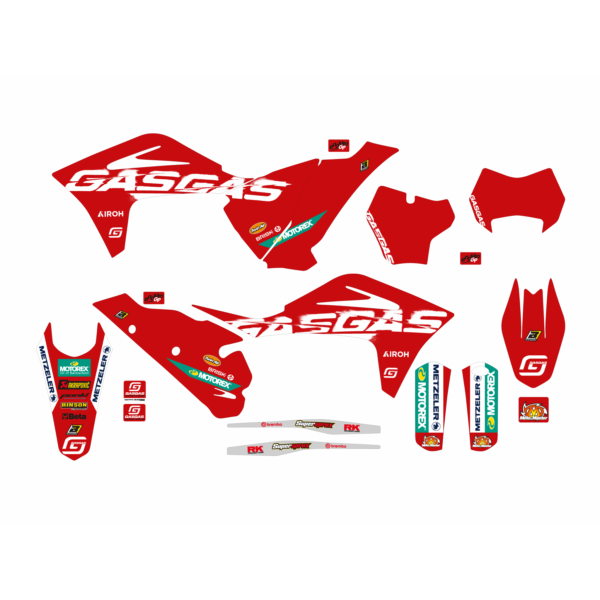 Blackbird Stickerset 'Replica Gas Gas Factory 23' MC/EC/MC-F/EC-F 125-450 2021-2023