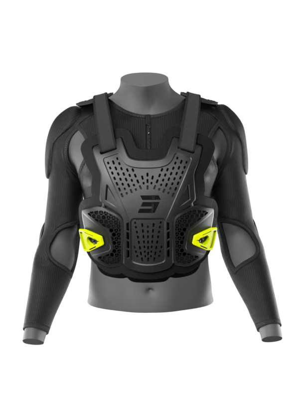 Shot MX Volwassen Bodyprotector Airflow Zwart 2025 Collectie - Afbeelding 3