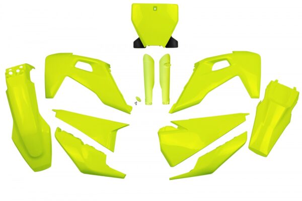 UFO plastic kit Fluor Geel Husqvarna TC/FC 125/250/350/450 2019-2022 ( full kit )