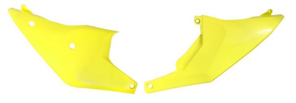 Racetech zijnummerborden Fluor Geel Husqvarna FC/TC 125/250/300/350/450 2023- & FE/TE 250/300/350/450/501 2024-