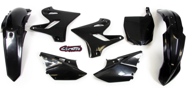 Cemoto plastic kit Zwart Yamaha YZ 125/250 2006-2014